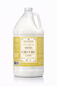 Broad spectrum CBD_CBG lotion jug